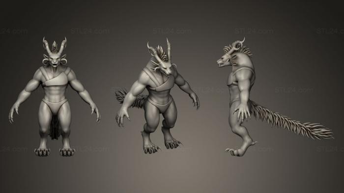 Figurines heroes, monsters and demons (Tarra Shieldcrush, STKM_0362) 3D models for cnc